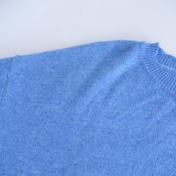 Elizabeth and James Blue Knit Crewneck  Sweater Size XXL - Picture 9 of 10